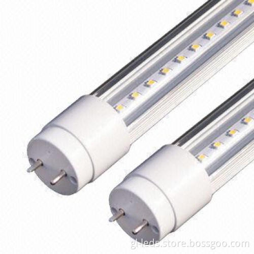 2835 SMD 95lm/W/>80Ra T8 LED Tubes, 26.5mm Tube Diameter